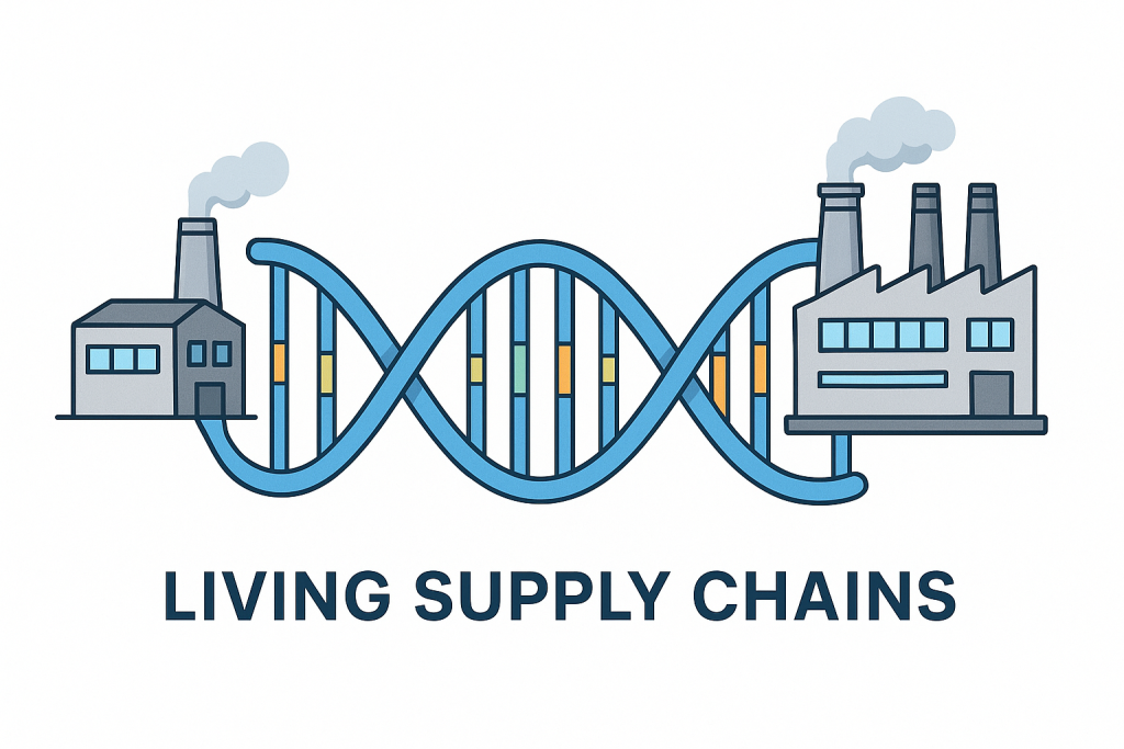 How biology enables living supply chains that reduce shipping, waste, and redefine global logistics.